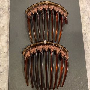 Colette Malouf set of 2 hair combs
